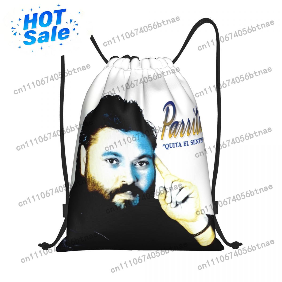 Drawstring Gym Bag - Custom Vicente De Castro Parrita Drawstring