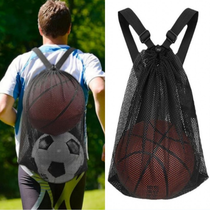 Portable Drawstring Mesh Backp - огляд і ціна Drawstring Gym Bag