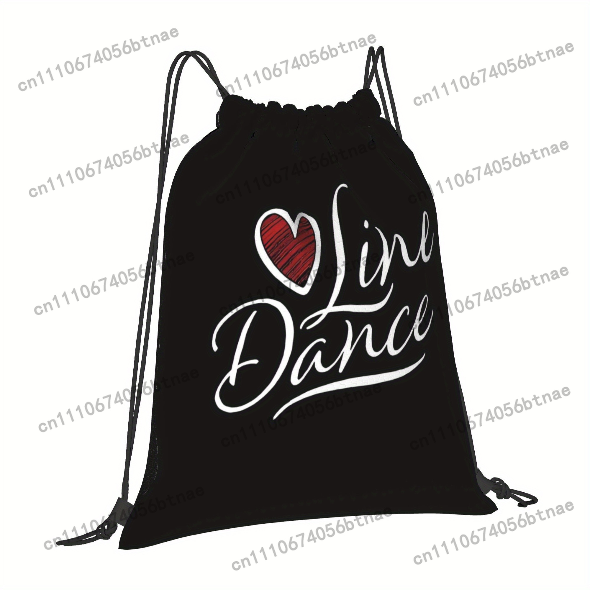 LOVE Line Dance Drawstring Bag - огляд і ціна Drawstring Gym Bag