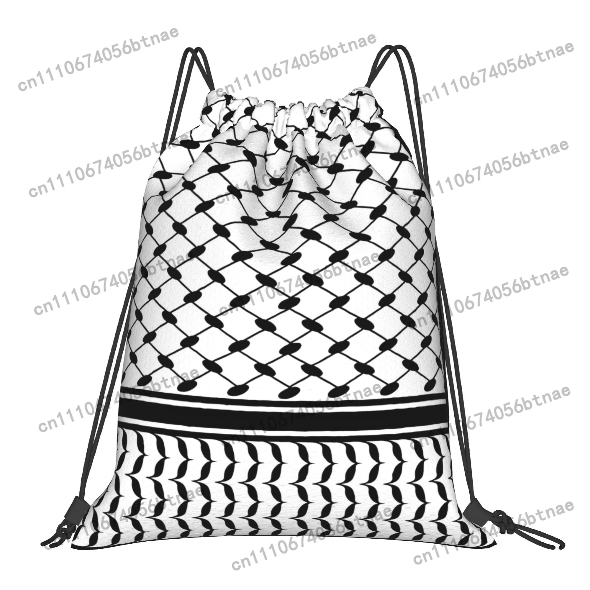 Kufiya Middle Eatern Pattern D - огляд і ціна Drawstring Gym Bag