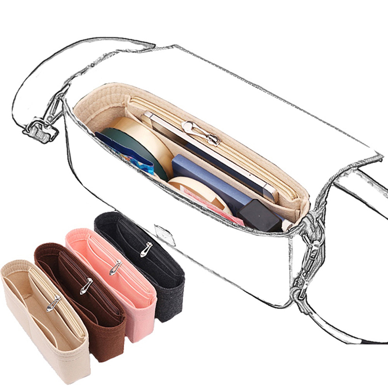 1PC Felt Insert Bag Organizer, - огляд і ціна Backpack Insert Organizer