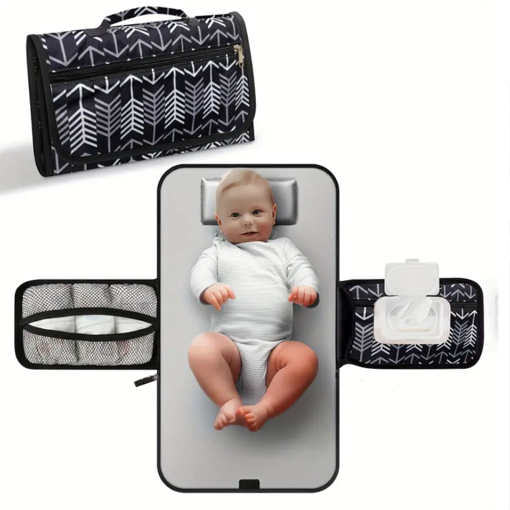 Portable Changing Pad for Diap - огляд і ціна Backpack Diaper Bag
